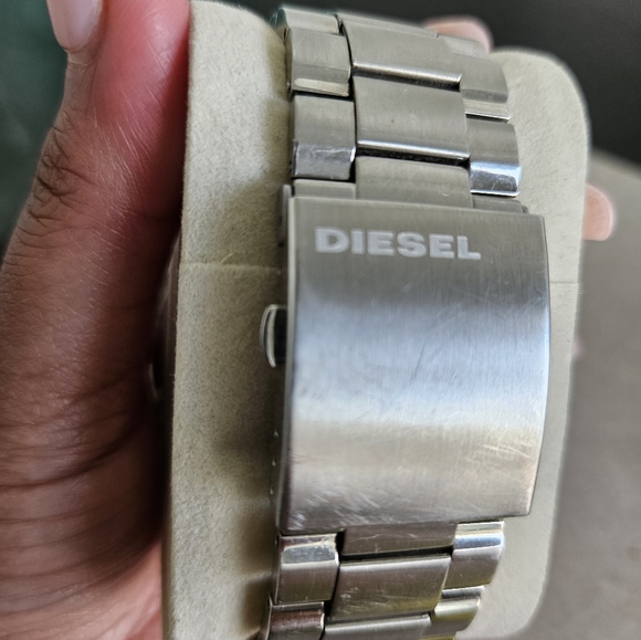 Diesel Men's Chronograph Mega Chief Stainless Steel Bracelet Watch - Picture 5 of 5
